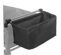 Borsa di stoccaggio della Coda di vagone 17.7x7.9x7.9 in Tasca della Coda del Carrello Resistente alle Lacrime con Ganci Portatili per Il Cambio di Stoffa Esterno Nero per Attacco di vagone passeggin