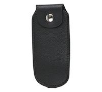 Borsa di stoccaggio dell'armonica comoda Mano Sentenza PU in pelle Amonica Contenitore per viaggiare (Tipo di 10 fori 13x6cm/5.1x2.4in)