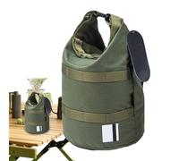 Borsa di Stoccaggio delle Pentole da Campeggio - Centro di Coltelli in Tela in per Il Servizio per Campeggio, Avvolgimento per Utensili per Lo Stoccaggio Impermeabile per Attrezzature di Chef, Ve