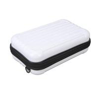 Borsa di Stoccaggio Duro per Fotocamera, Custodia per la Fotocamera Eccezionalmente Resistente, PC con Doppia Zip e Cinturino Laterale per Osmo 3 (WHITE)