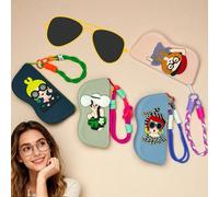 Borsa di stoccaggio in silicone portatile, Migliore scelta, Custodia portatile per occhiali, Borsa di moda per occhiali, Borsa di stoccaggio di moda per occhiali, Occhiali da donna, 1 pezzo Scatola di