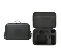 Borsa di stoccaggio per DJI Avata 360 Custodia da trasporto in PU con tracolla Borsa a mano antiurto antigraffio per RC2 controller e hub di ricarica Scatola di copertura protettiva (nero 1)