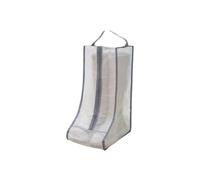 Borsa di stoccaggio per stivali riutilizzabile pieghevole impermeabile a prova di umidità maniglia di sollevamento accessori per scarpe per uso domestico organizzatore accessori nero corto, Grigio