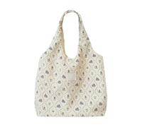 Borsa di tela di grande capacità per le donneUnique Shopping Bag Casual Borse Pratica borsa a tracolla per uso quotidiano Borsa a tracolla alla moda in tela, M, One Size