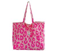 Borsa di tela di leopardi, borsa a tracolla casual, borse for acquirenti di borse morti for donne, tasche for avambracci di grandi dimensioni for la vita di tutti i giorni, l'ufficio, la gita