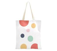 Borsa di totalizzatore circolare del paradiso delle borse di totalizzatore della tela con le tasche per la borsa della spesa