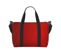 Borsa di totalizzatore di viaggio impermeabile della stampa della striscia rossa, porta sul borsone del weekender per la palestra durante la notte