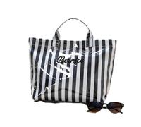 Borsa di totalizzatore ricamata personalizzata della spiaggia, totalizzatore impermeabile di viaggio del PVC, regalo di nozze di addio al nubilato, borsa di vacanza della spiaggia per la mamma, F