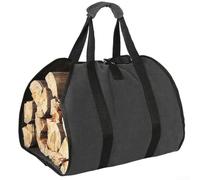 Borsa di trasporto della legna da ardere di dovere, borsa di totalizzatore | Accessorio per caminetto esterno, sacco portatile per il trasporto in legno con tessuto resistente alle intemperie