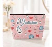 Borsa di trucco dei rifornimenti medici, borse cosmetiche dell'organizzatore della cassa di, LCS Multicolore 3557, 9.8 × 7 × 2 inches, Moda