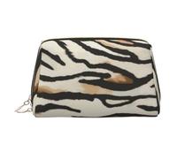 Borsa di trucco del cuoio del modello del cuore variopinto, borsa di immagazzinaggio di viaggio di grande capacità, articoli da toeletta a doppio scopo, Leopard, Taglia unica, Zaino per la scuola