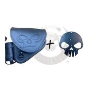 Borsa Diablo Teschio Blackline + Morbido XS 2018 Supporto Adatto A per Harley
