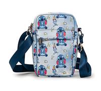 Borsa Disney, Cross Body, Lilo e Stitch, Stitch Scrump and Ducks Collage, Blu, Pelle Vegana, Lilo & Stitch