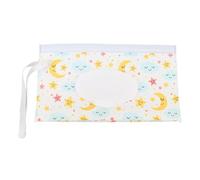 Borsa Dispenser Portatile per Salviette Umidificate Eva, Buste per Salviette Umidificate per Neonati, Contenitore Viaggio per Salviette Umidificate con Coperchio e Cerniere,