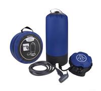 Borsa Doccia Esterna 11L in PVC per Escursionismo Borsa Doccia | Pompa a pedale integrata, flusso costante, ideale per campeggio, trekking, attività all'aperto