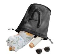Borsa Doccia in Rete - Borsellino Tridimensionale Traspirante | Organizer con Design a Cesto per Viaggio Palestra Spiaggia Piscina Vita Universitaria Estate