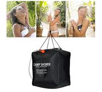 Borsa Doccia Riscaldata Solare Portatile 40L per Campeggio con Design Umanizzato