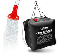 Borsa Doccia Solare Campeggio, 40L Riscaldamento Portatile con Tubo Rimovibile