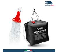 Borsa Doccia Solare Campeggio 40L Riscaldamento Solare Borsa Da Campeggio