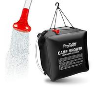 Borsa Doccia Solare da Campeggio, 20L/40L Riscaldamento Solare Borsa da Campeggio Maxi, Doccia Portatile con Tubo Rimovibile e Soffione per Campeggio, Escursionismo Trekking attività all'aperto (40L)