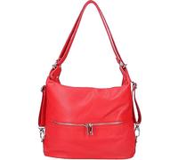 Borsa Donna a spalla in vera pelle trasformabile in zaino BC7151 12 colori
