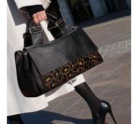 Borsa donna alla moda e piccante nello stile Y2K, borsa a spalla stile punk di strada con stampa leopardata, con tasche multiple e cinghie rimovibili. Il portafoglio da donna è perfetto per l'uso quot