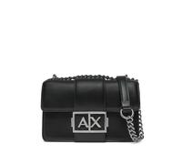 ARMANI EXCHANGE Borsa a tracolla 'JODIE' nero / argento, Taglia One Size
