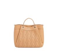 BORSA DONNA ARMANI EXCHANGE wave traforo borsa shoping grande CAMEL ROSE CAMEL R