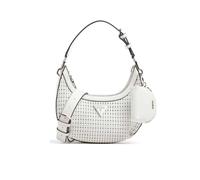 Borsa Donna Baguette Piccola Traforata Emelda Guess White