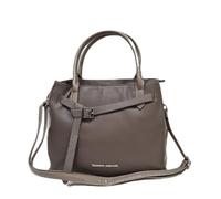 Borsa Donna Bauletto in Ecopelle Due manici Tracolla Regolabile/Removibile Riporti in Cocco Stampato Dimensioni: 26 X 31 X 13 cm. Linea Langoustine ART.001 Marchio NAZARENO GABRIELLI (FANGO)