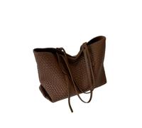 Borsa Donna Borsa A Tracolla Casual da Donna, Capiente, Ideale per Tutti I Giorni, Lavoro E Viaggi.-Marrone-L45*P18*A28