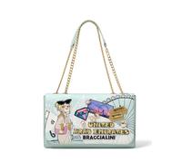 BORSA DONNA BRACCIALINI cartoline borsa a spalla ND multi B17086 366602