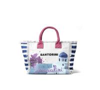 BORSA DONNA BRACCIALINI summer tote tessuto canvas SANTORINI FANTASI 417695