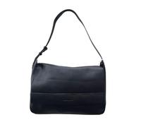 Borsa donna Cafè Noir con Pattina sfoderata con Lettering Nero