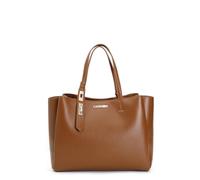 Borsa donna Cafè Noir Shopping con accessorio chiusura sul manico Cuoio Borsa donna a spalla borsa grande Marrone