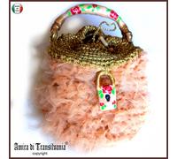 borsa donna casual media fatta mano comoda fashion elegante pochette tulle brand