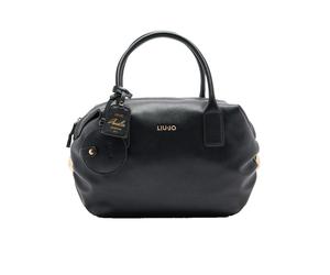 Borsa donna due manici con tracolla tipo bauletto Liu Jo Amelie Nero