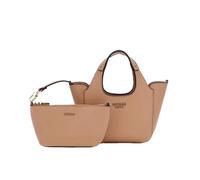Borsa donna due manici Helina Mini Guess Beige