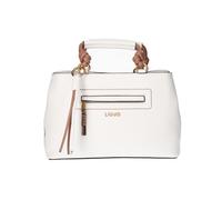Borsa Donna Due Manici Piccola con Zip sul Davanti Sanura Liu Jo Off White