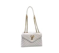Borsa donna gaelle paris gaacw02186 maxi shoulder strap in ecopelle bianca pe25