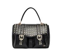 Borsa donna GAUDI' Hobo bag con borchie modello a mano con tracolla staccabile colore nero misure 30x25x7 cm