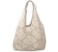 Borsa donna grande capiente traforata tracolla da lavoro ufficio shopping moda