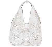 Borsa donna grande capiente traforata tracolla da lavoro ufficio shopping moda