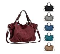 Borsa Donna Grande Tote Shopper Mano Spalla | Ampio Spazio Con Tasche Funzionali, Stile Elegante Per Ufficio, Shopping, Viaggi E Uso Quotidiano