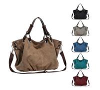 Borsa Donna Grande Tote Shopper Mano Spalla | Ampio Spazio Con Tasche Funzionali, Stile Elegante Per Ufficio, Shopping, Viaggi E Uso Quotidiano