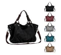Borsa Donna Grande Tote Shopper Mano Spalla | Ampio Spazio Con Tasche Funzionali, Stile Elegante Per Ufficio, Shopping, Viaggi E Uso Quotidiano