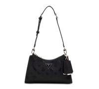 BORSA DONNA GUESS cresidia 2 borsa a spalla con zip BLACK LOGO BLACK LOGO HWPD98