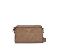 BORSA DONNA GUESS cresidia 2 borsa a tracolla DARK TAUPE LOGO GRIGIO 422145