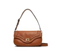 BORSA DONNA GUESS dea borsa a spalla COGNAC CUOIO 404552
