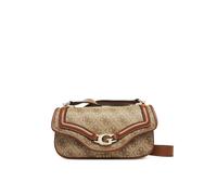 BORSA DONNA GUESS dea borsa a tracolla LATTE LOGO SABBIA 424695